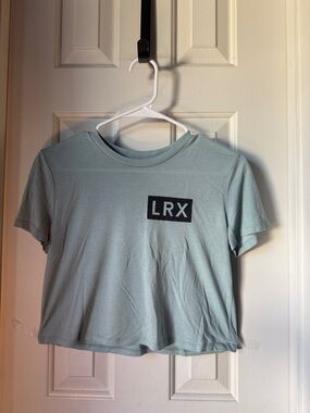 LRX Light Sage Cropped Tee